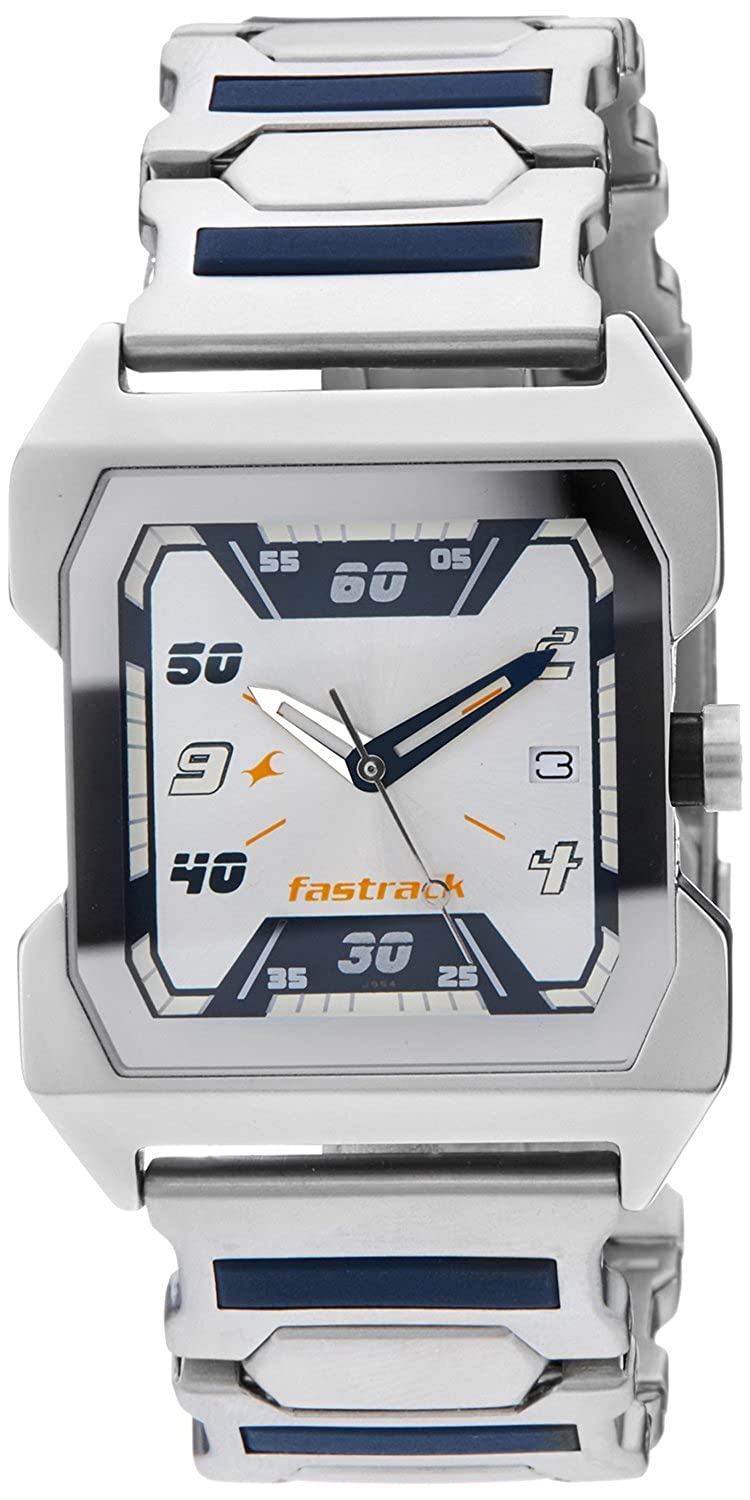 Fastrack Analog  Men Watch 1474SM01 | Stainless Steel | Mesh Strap | Water-Resistant | Minimal | Quartz Movement | Lifestyle | Business | Scratch-resistant | Fashionable | Halabh.com