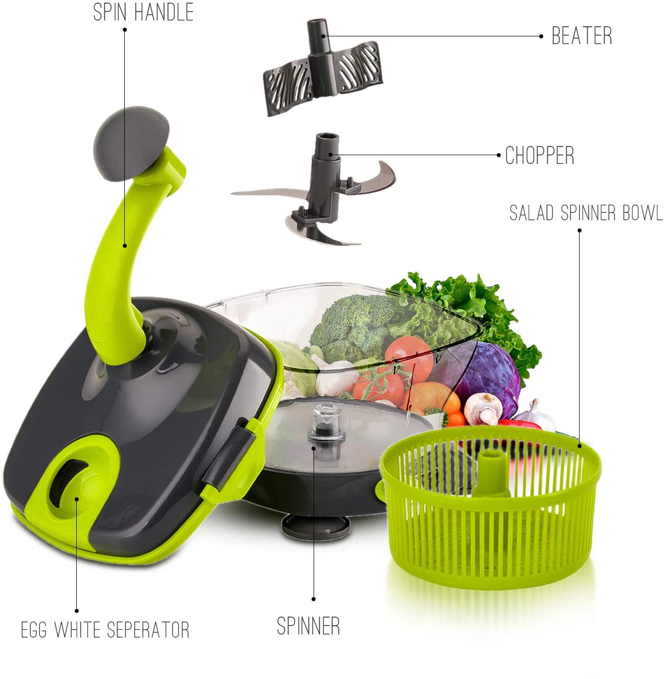 Shop Royalford BPA Free Multi Hand Food Chopper | Manual Chopper | Halabh