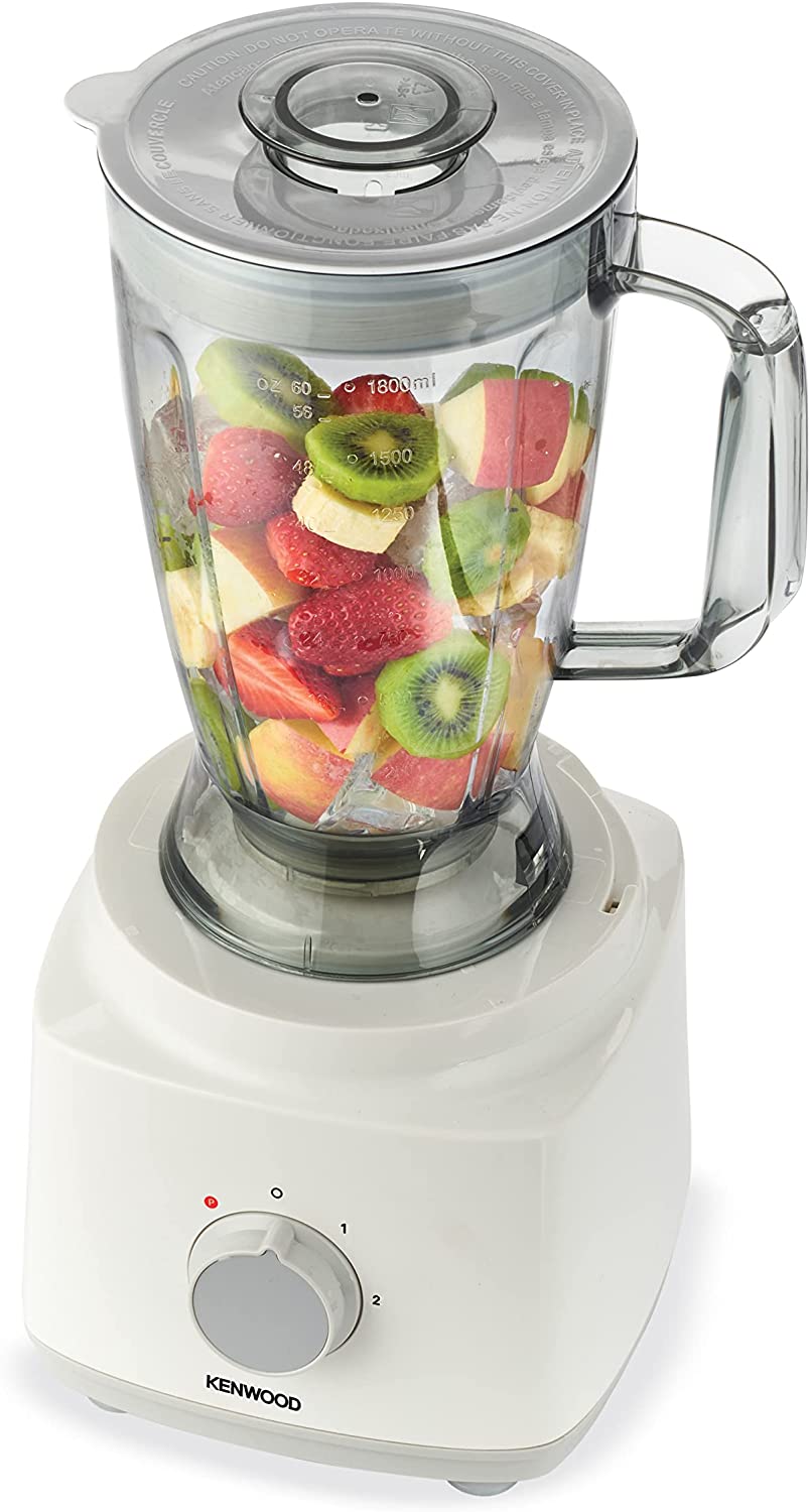 Kenwood Food Processor 750W Multi Functional With 3 Interchangeable Disks Blender Whisk Dough Maker Fdp03 White