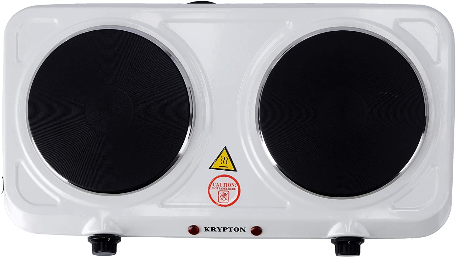 Krypton Double Solid Hot Plate 2000W White