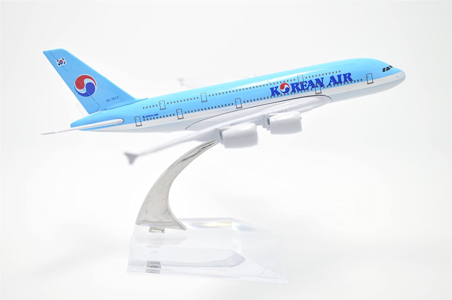 1:400 16cm Air Bus A380 Korean Air Metal Airplane Model Plane Toy