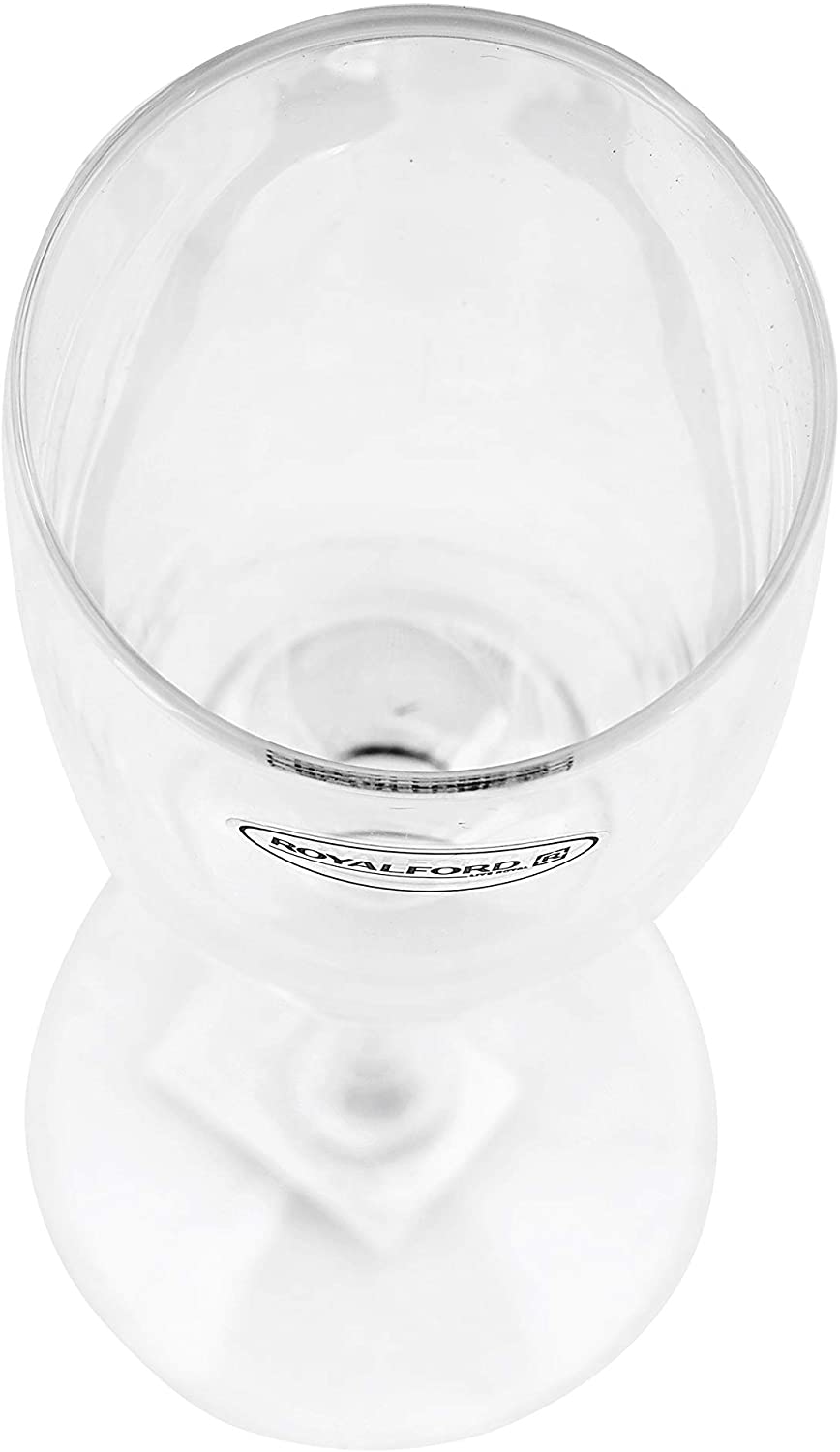 Royalford  Flute Glass clear crystal glass