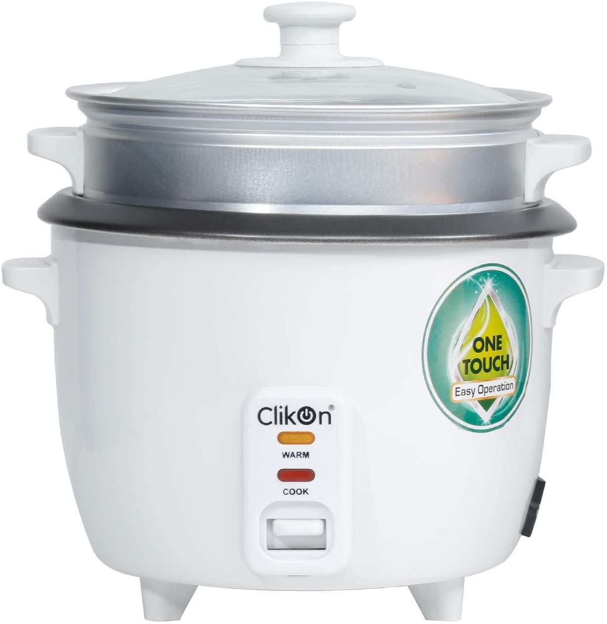 Clikon 1.0 Litre Electric Rice Cooker Food Steamer | Kitchen Appliance | Halabh.com