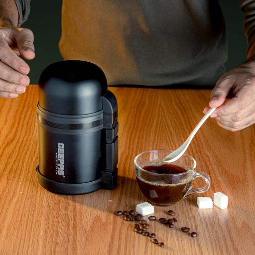 Shop Geepas Vacuum Flask  0.6L Stainless Steel | Best Flask | Halabh