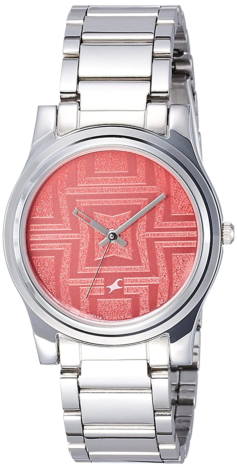 Fastrack Analog Pink Dial Women's Watch