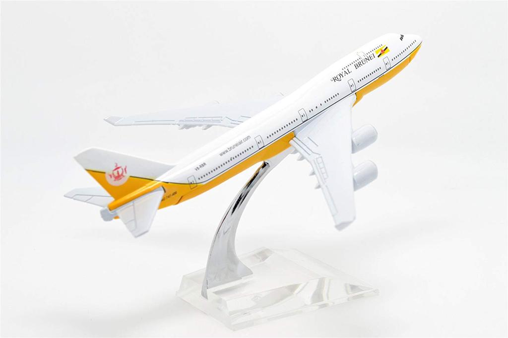 1:400 16cm Boeing B747 Royal Brunei Airlines Metal Airplane Model Plane Toy