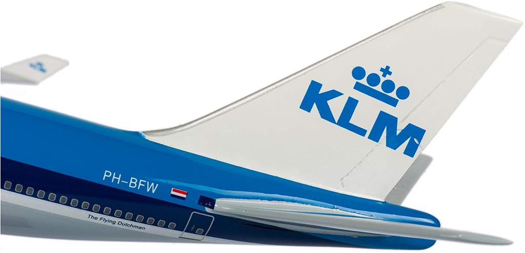 47CM Boeing B747-400 KLM Resin Airplane Model Plane Toy Plane Model