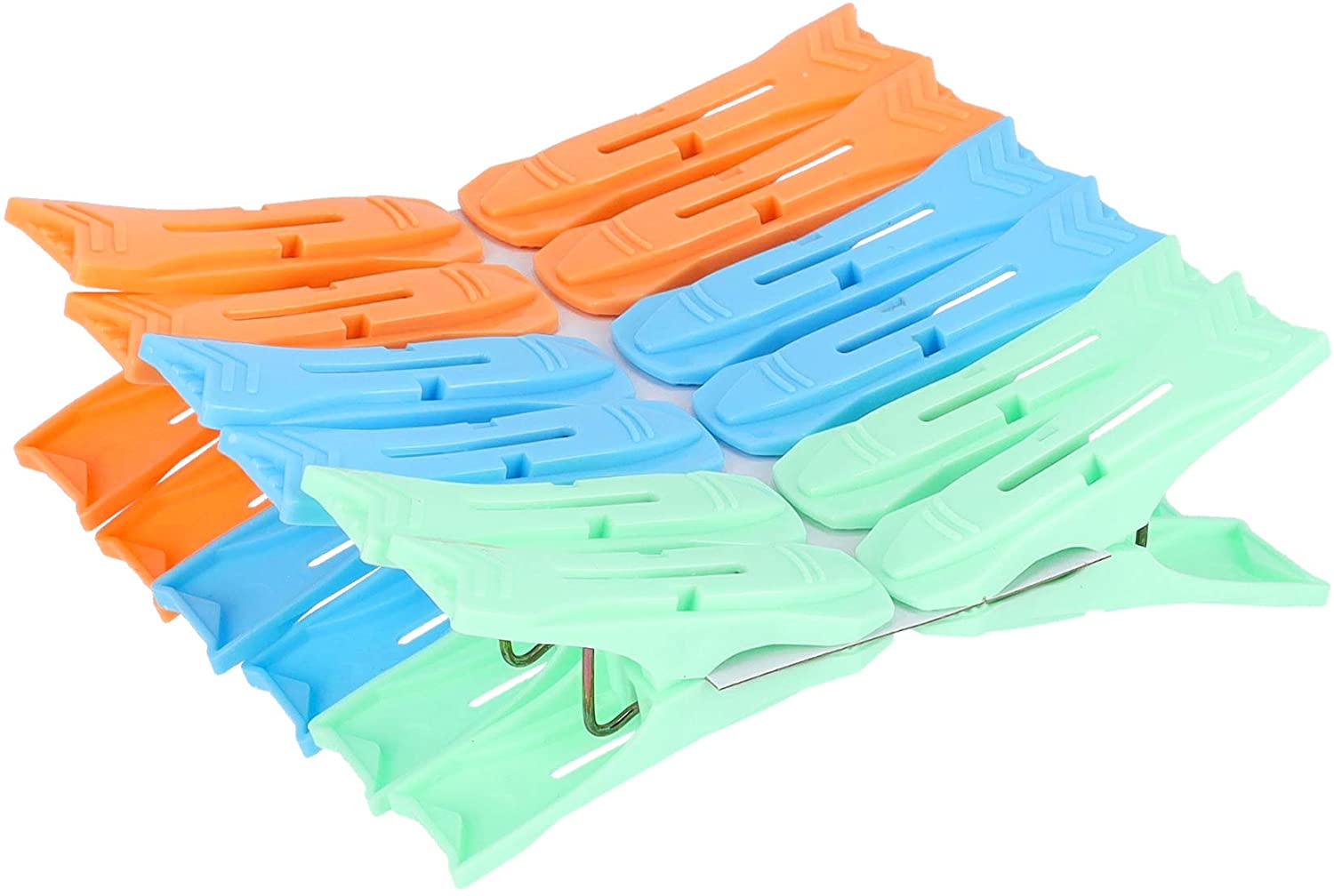 Royalford 12Pcs Set Plastic Cloth Clip