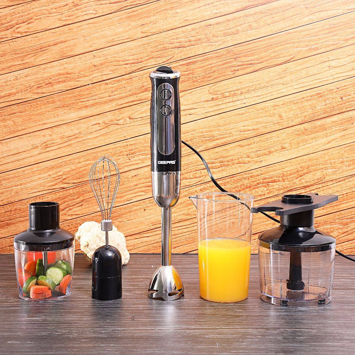 Geepas Hand Blender 600Watts Black | Kitchen Appliances | Halabh.com
