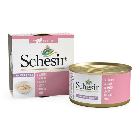 Schesir Canned Cat Food With Salmon Natural Style85g