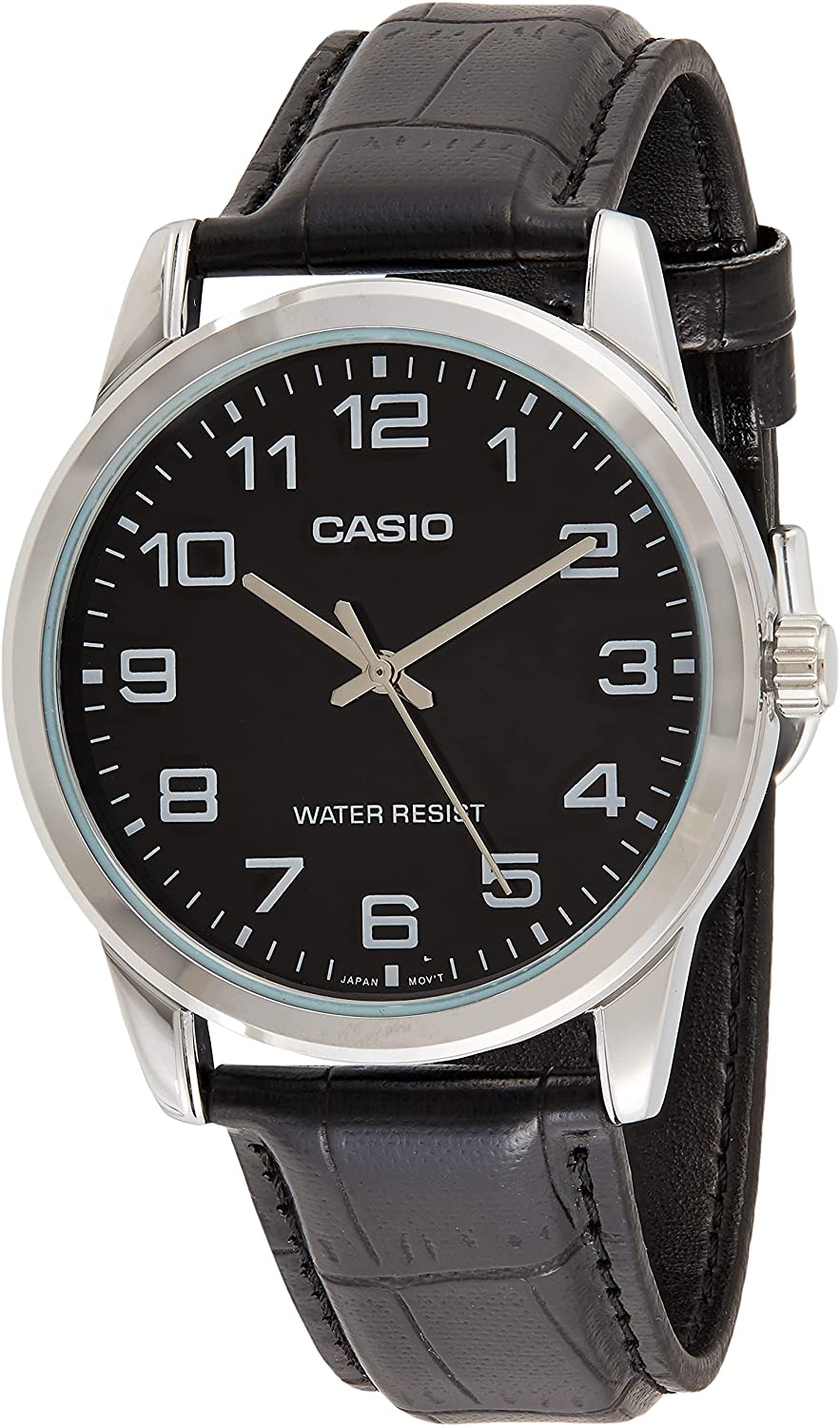 Casio Men's Wristwatch MTP-V001L-1BUDF | Leather Band | Water-Resistant | Quartz Movement | Classic Style | Fashionable | Durable | Affordable | Halabh.com
