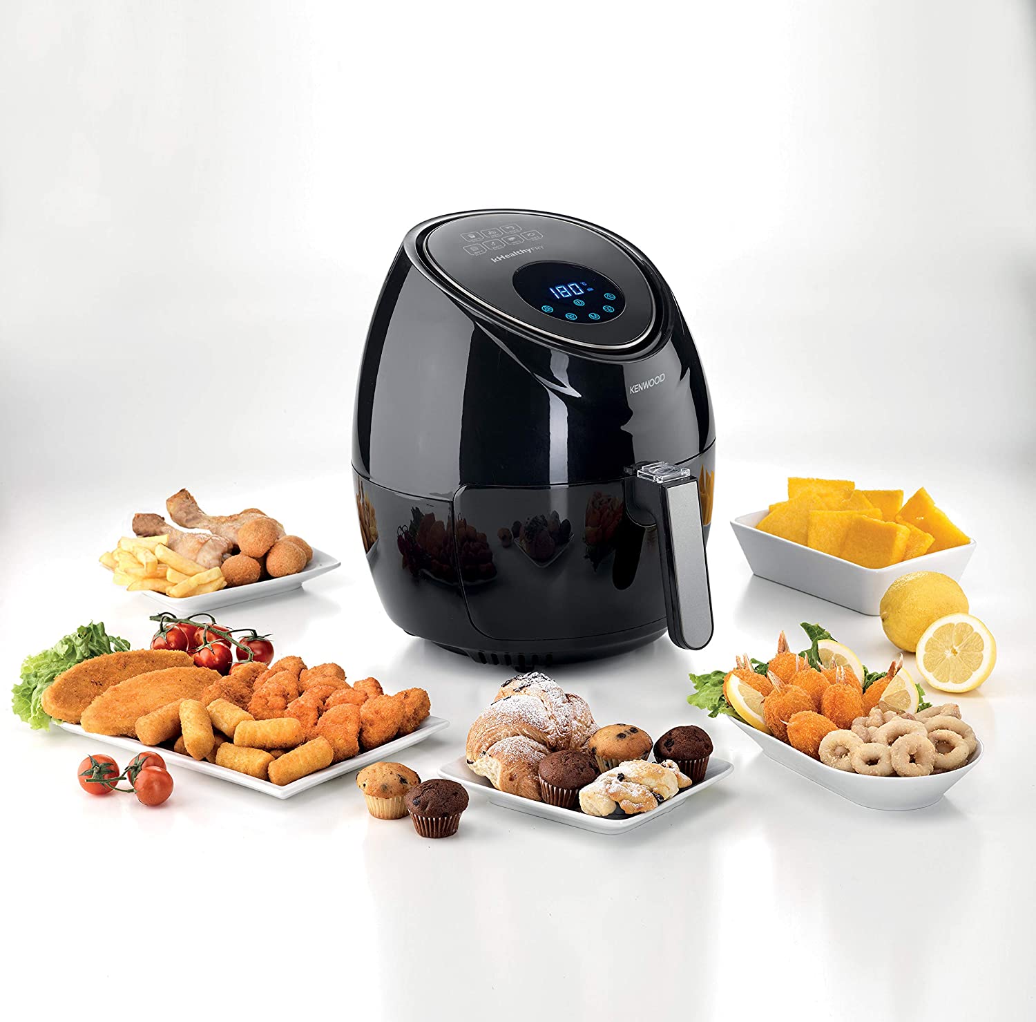 Kenwood Digital Air Fryer | Color Black | Power 1500W | Best Kitchen Appliances in Bahrain | Halabh