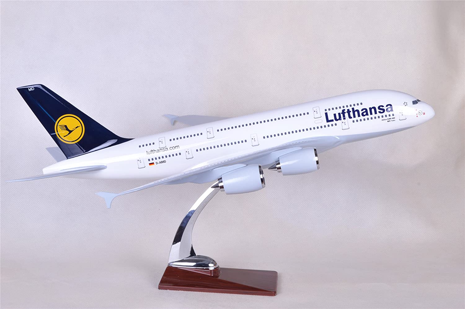 47CM Air Bus A380 Lufthansa Airplane Model Plane Toy Plane Model