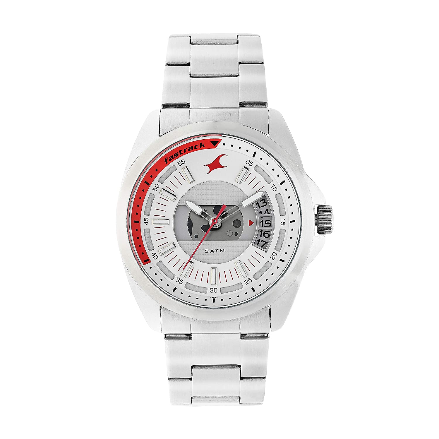 Fastrack Analog White Dial Men's Watch
