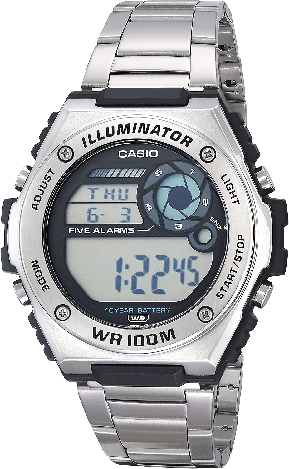 Casio Men Digital Watch MWD-100HD-1AVDF | Resin | Water-Resistant | Minimal | Quartz Movement | Lifestyle| Business | Scratch-resistant | Fashionable | Halabh.com