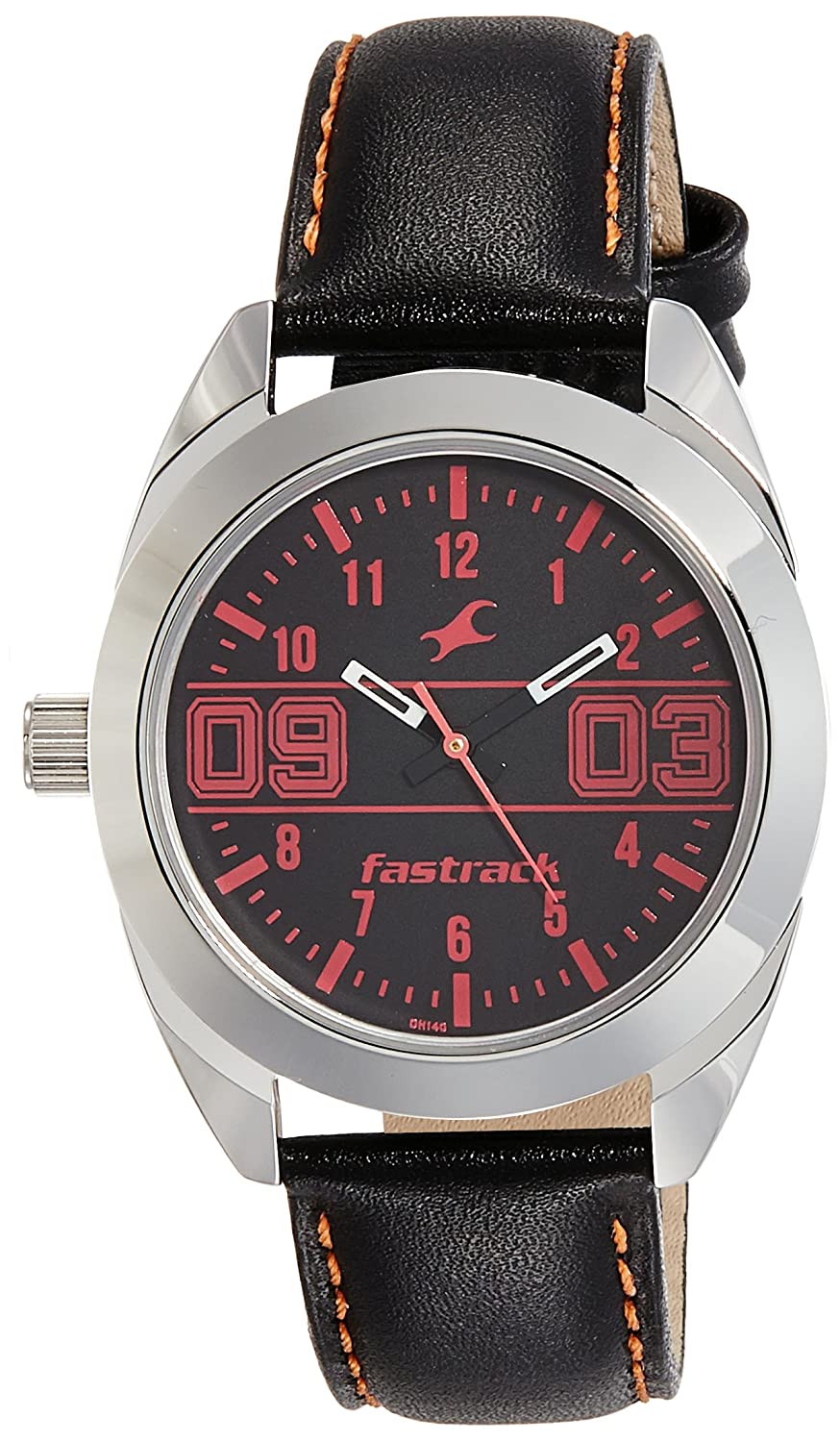 Fastrack Varsity Analog Women Watch 6171SL02 | Leather Band | Water-Resistant | Quartz Movement | Classic Style | Fashionable | Durable | Affordable | Halabh.com