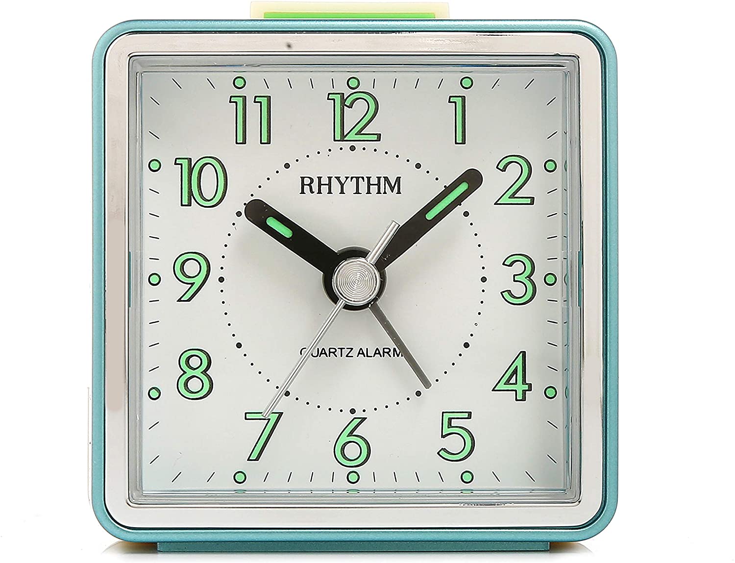 Rhythm Beep Alarm Clock CRE210NR05 | Reliable Timekeeping | Travel | Wake Up Routine | Snooze Function | Battery Operated | Portable | White Face | Halabh.com