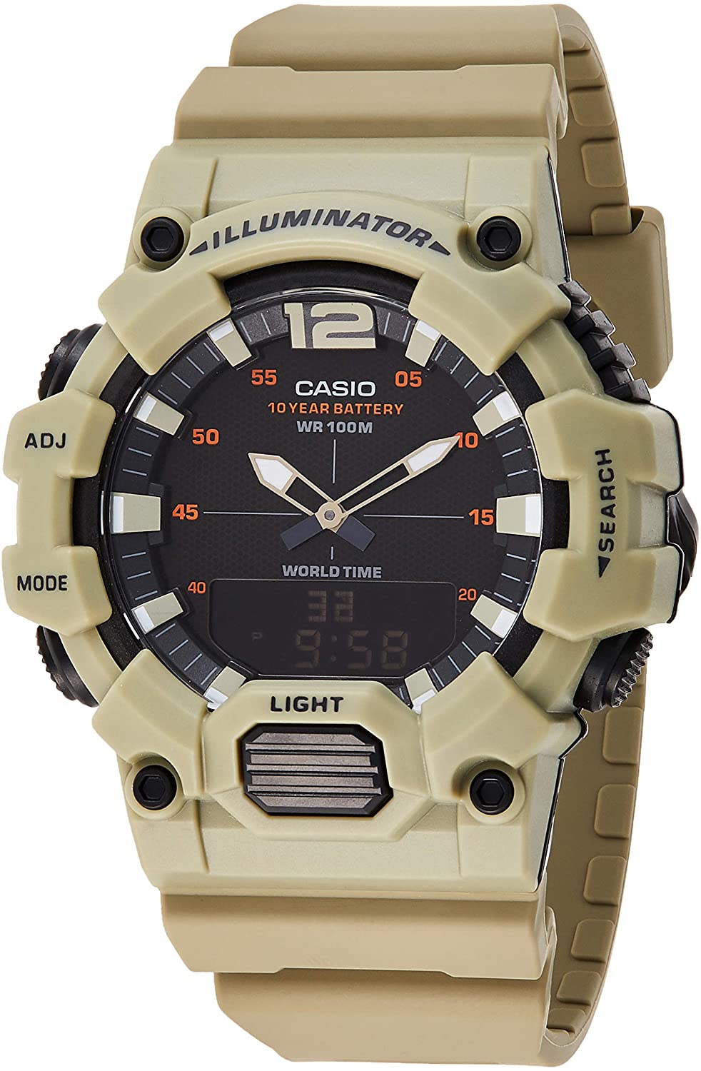 Casio Analog Digital Men's Watch HDC-700-3A3VDF | Resin | Water-Resistant | Minimal | Quartz Movement | Lifestyle| Business | Scratch-resistant | Fashionable | Halabh.com