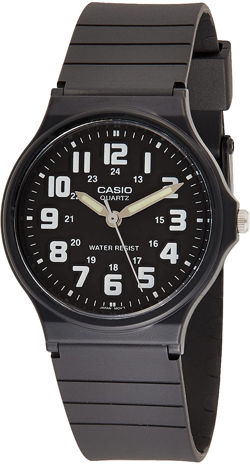 Casio Black Wrist Watch MQ-71-1BDF | Resin | Water-Resistant | Minimal | Quartz Movement | Lifestyle| Business | Scratch-resistant | Fashionable | Halabh.com