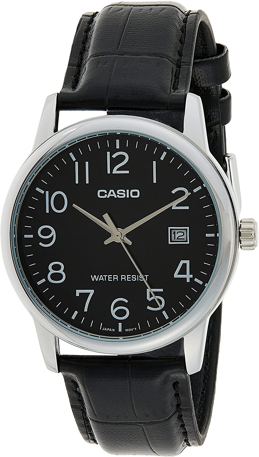 Casio Men's Analog Watch MTP-V002L-1BUDF | Leather Band | Water-Resistant | Quartz Movement | Classic Style | Fashionable | Durable | Affordable | Halabh.com