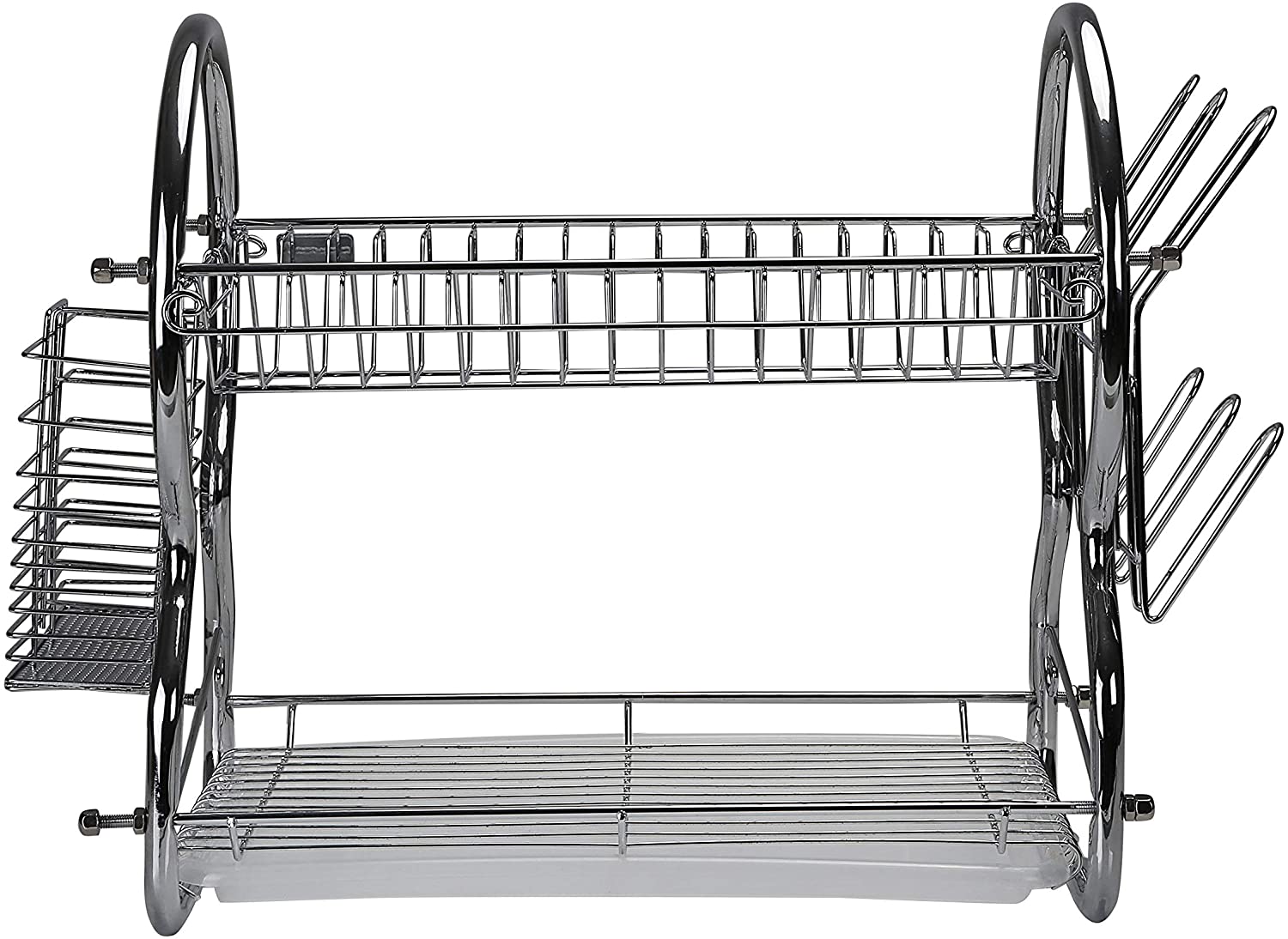 Royalford  2 Layer Dish Rack Silver