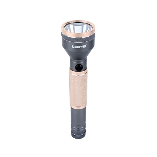 Geepas Rechargeable Led Flashlight With Power Bank