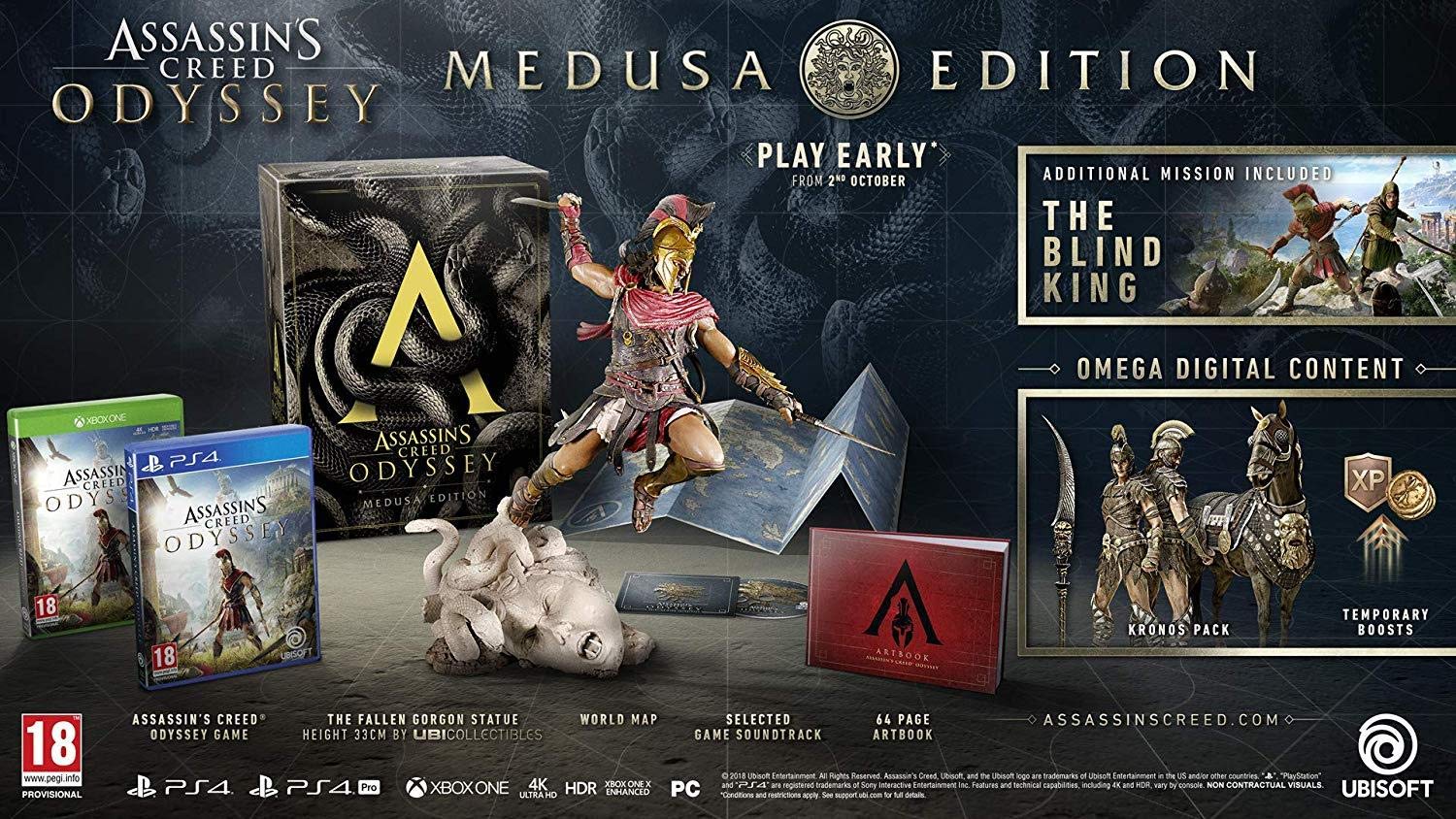 لعبة Assassins Creed Odyssey Medusa - بلاي ستيشن 4