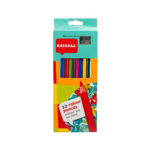 Natraj Color Pencil Long 12pc