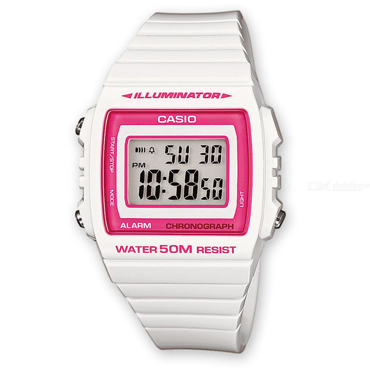 Casio W-215H-1A2VDF | Resin Women Digital Watch | Women's Digital Watch | Black Resin Watch | Water-resistant |  Casio Women's Watch | Digital Display | Durable | Alarm and Stopwatch | Women's Fashion Watch | Halabh