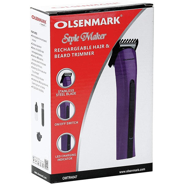 Olsenmark Hair and Beard Trimmer Purple in Bahrain - Halabh