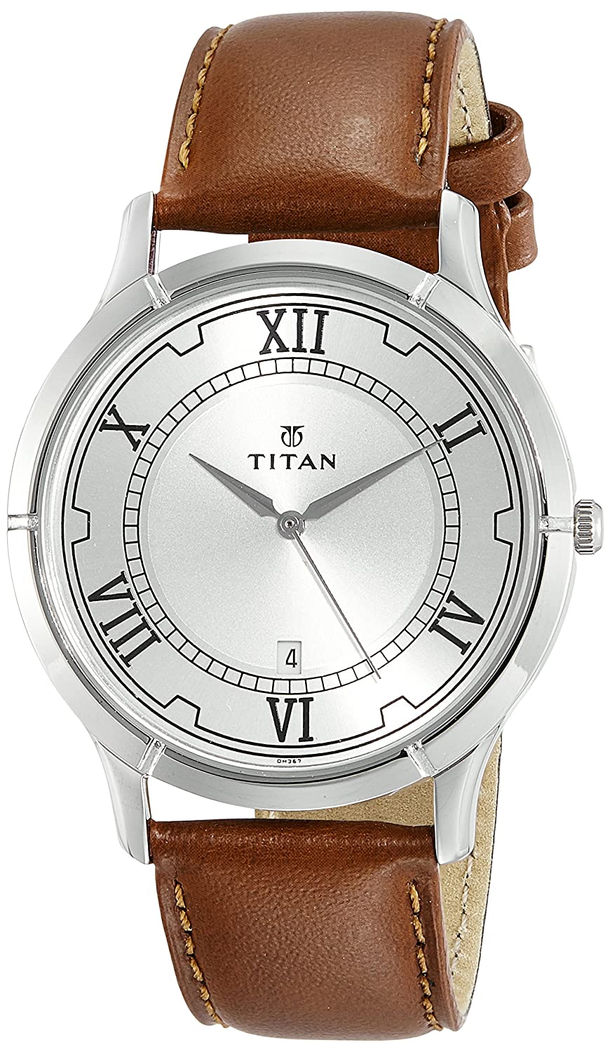 Titan Karishma Analog Silver Dial Men's Watch