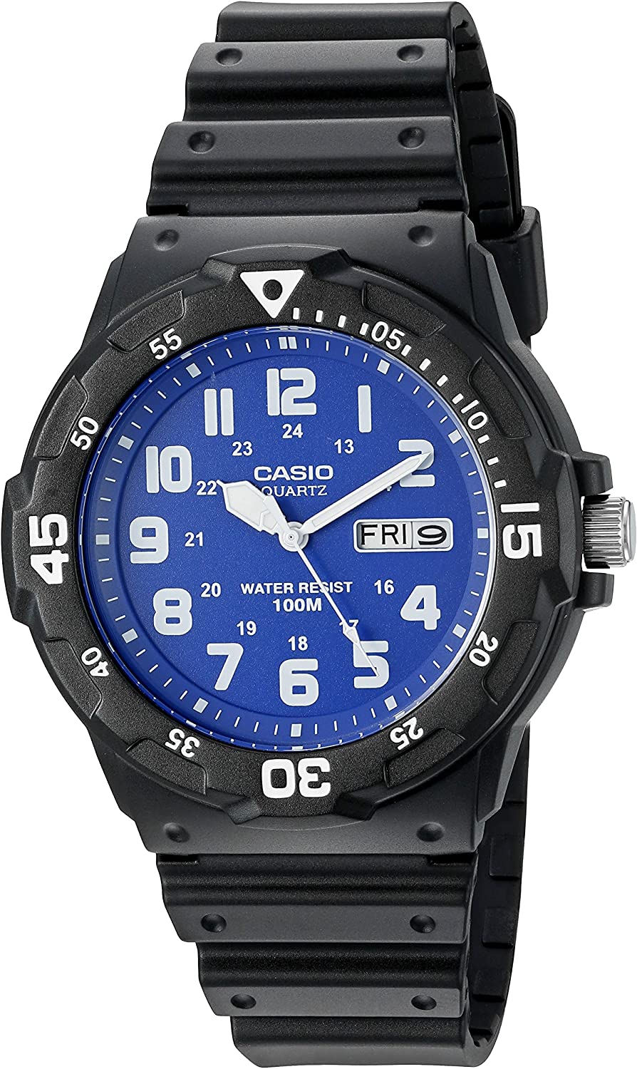 Casio Men's Analog Watch MRW-200H-2B2VDF | Resin | Water-Resistant | Minimal | Quartz Movement | Lifestyle| Business | Scratch-resistant | Fashionable | Halabh.com