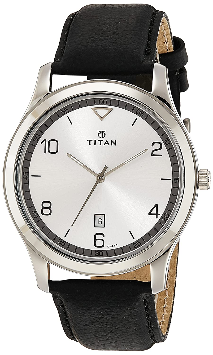 Titan Men’s Analog Watch 1770SL01 | Leather Band | Water-Resistant | Quartz Movement | Classic Style | Fashionable | Durable | Affordable | Halabh.com
