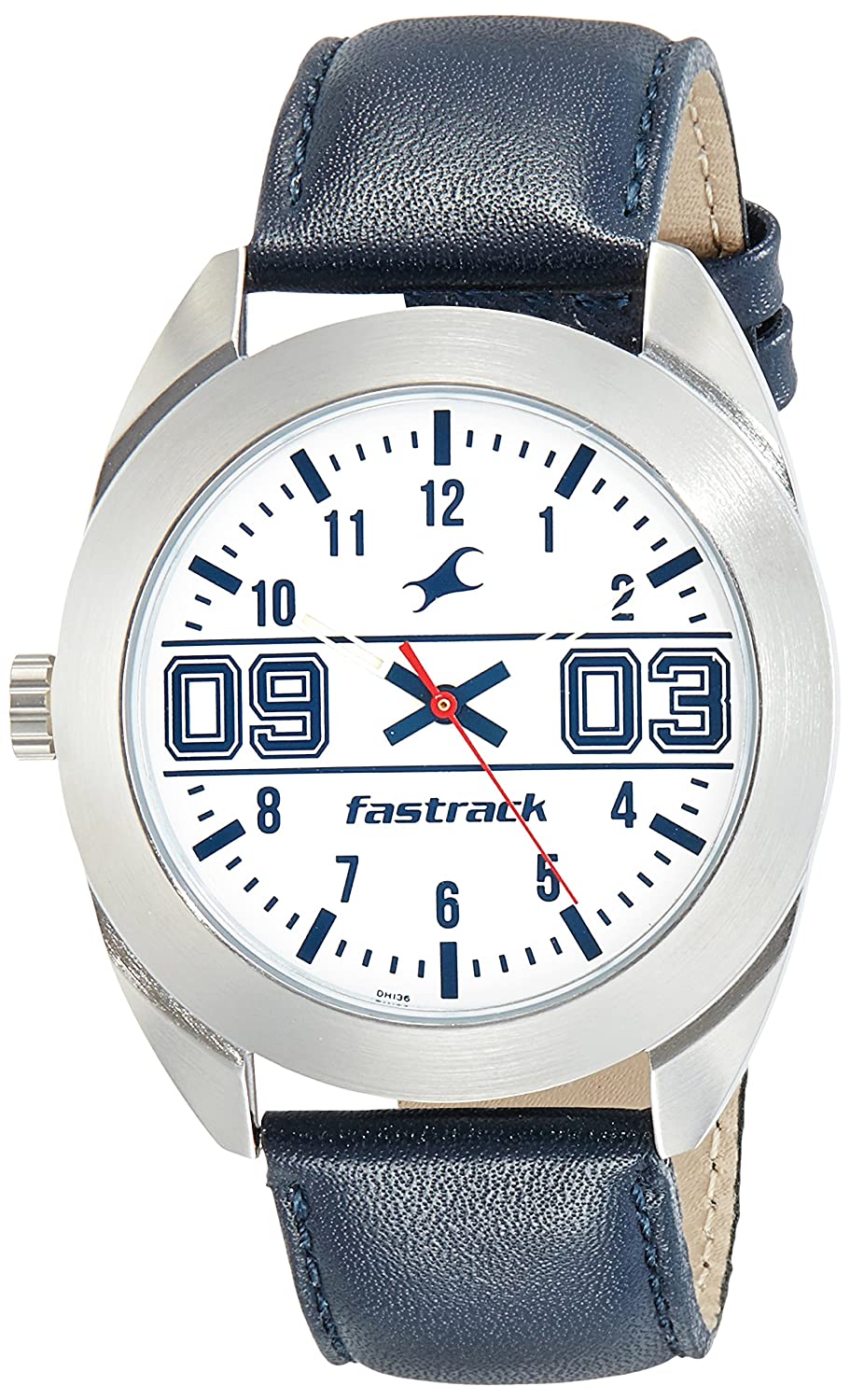 Fastrack Varsity Analog Silver Dial Mens Watch