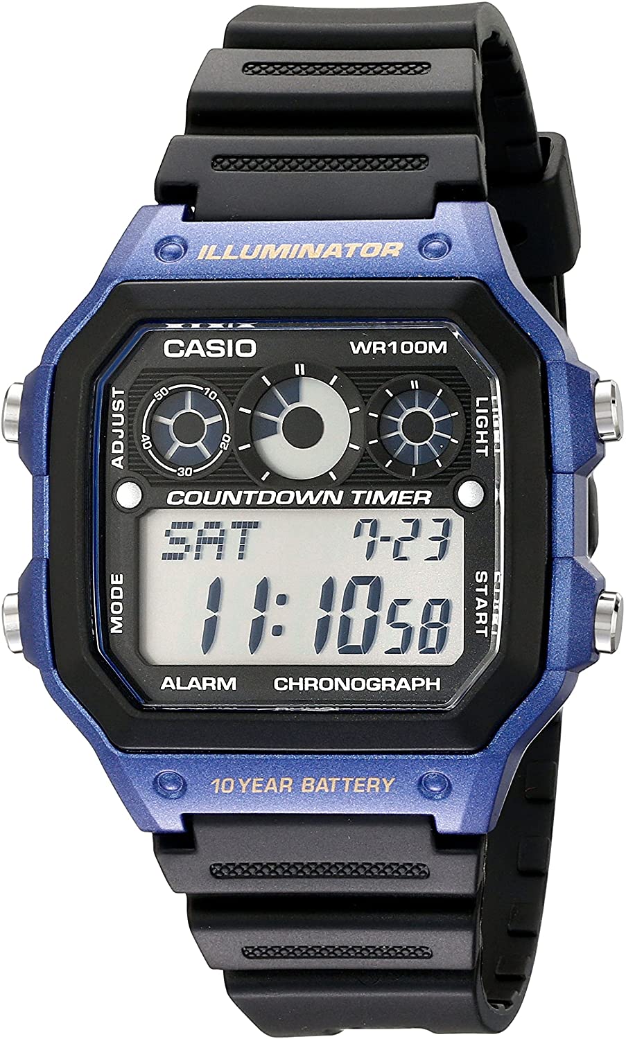 Casio Men's Wrist Watch AE-1300WH-2AVDF | Resin | Water-Resistant | Minimal | Quartz Movement | Lifestyle| Business | Scratch-resistant | Fashionable | Halabh.com