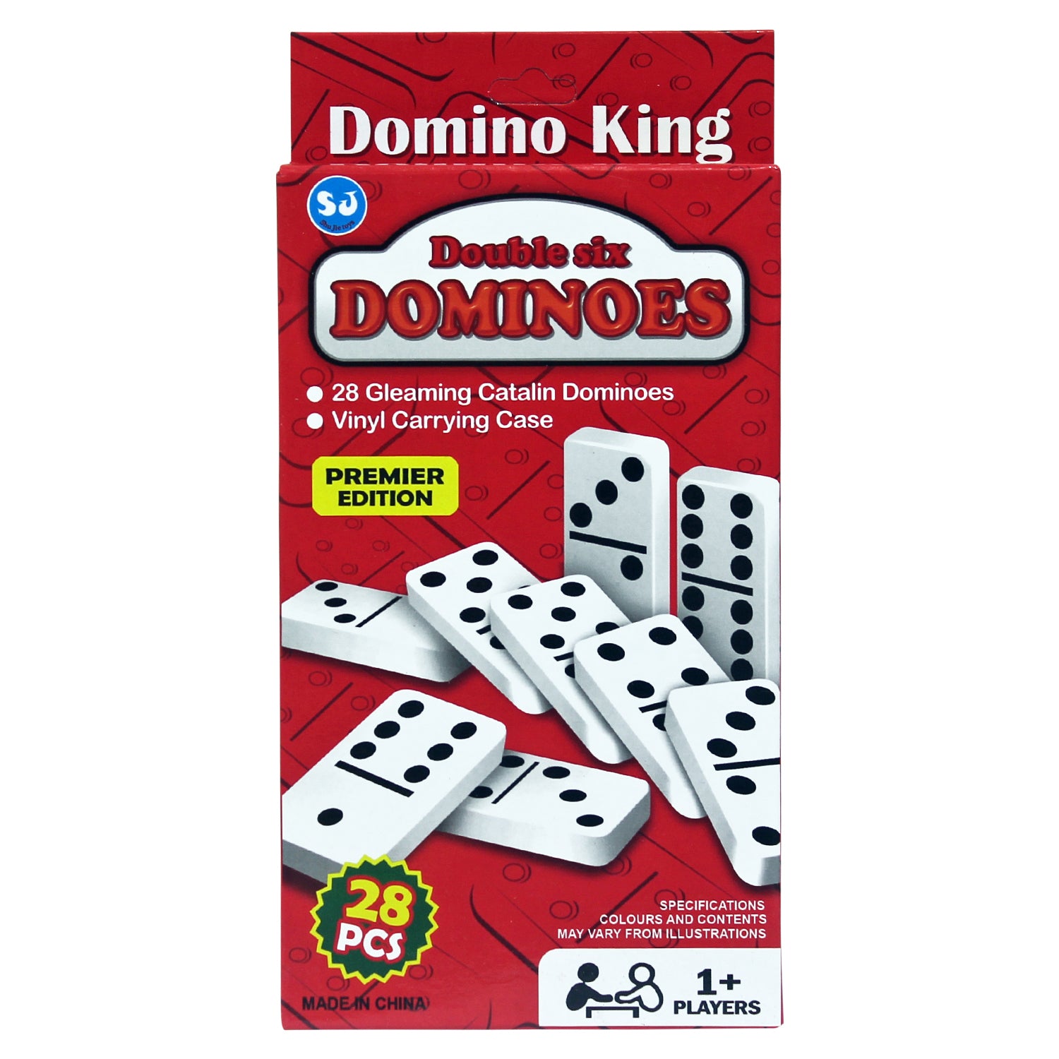 حزمة من 28 قطعة Double Six Dominos Premier Edition Game Classic
