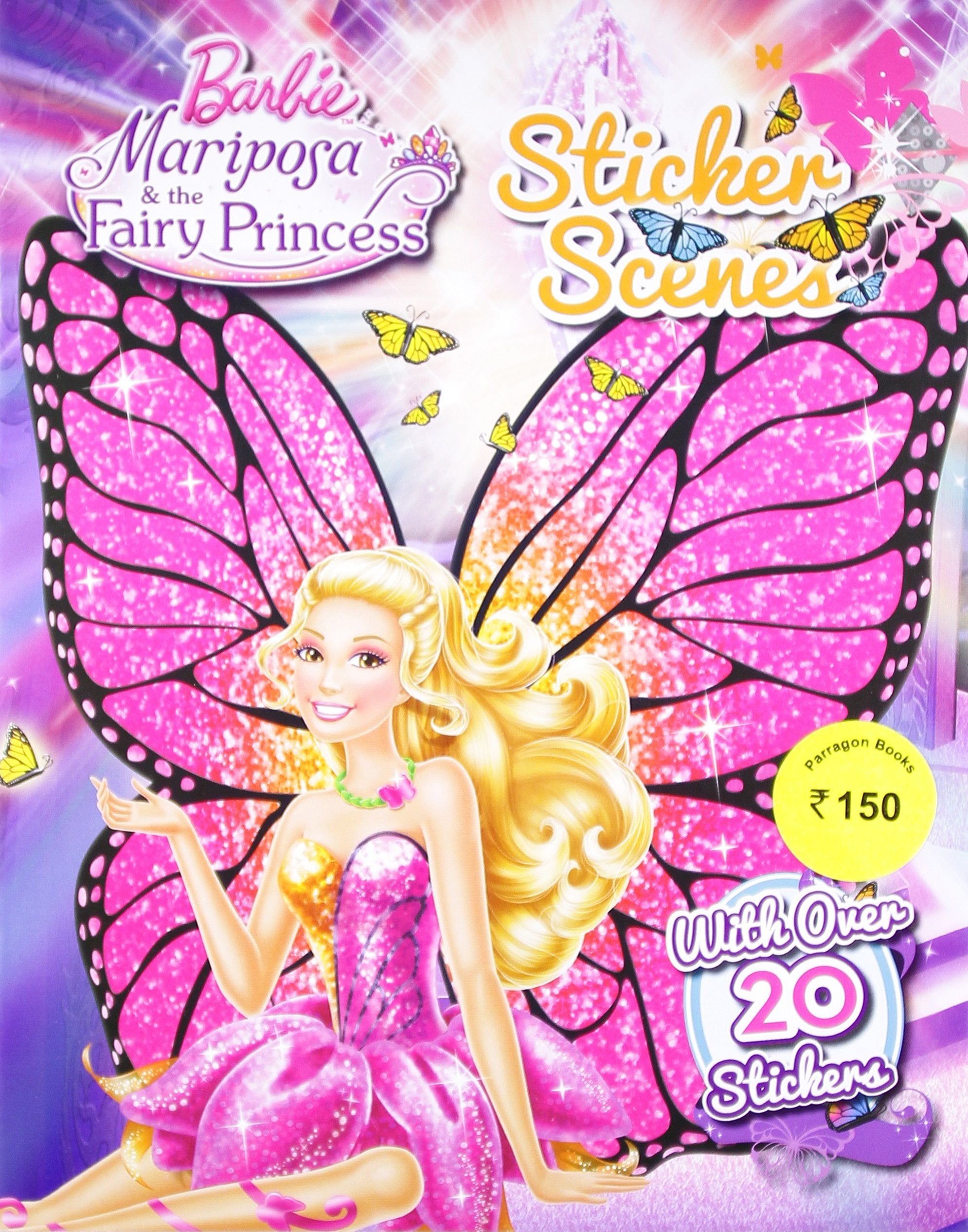 Barbie Mariposa and the Fairy Princess Sticker Scene Paperback