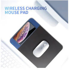 Mouse Pad Wireless Charger Rubber Mouse Pad Wireless QI Mobile Phone Desktop Wireless Charger Mouse Pad