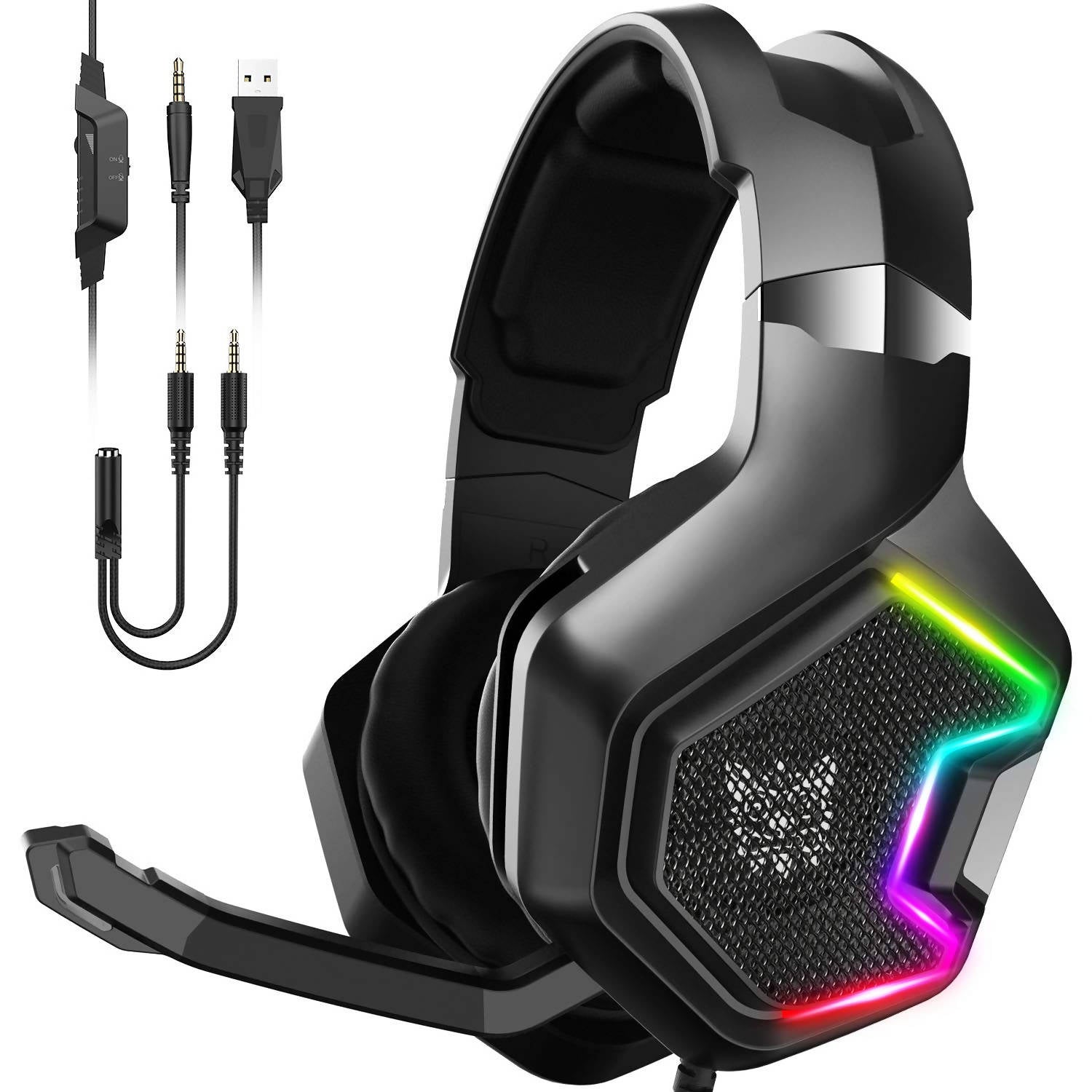 Onikuma K10 40mm Wired Gaming Headset - Gaming Accessories in Bahrain