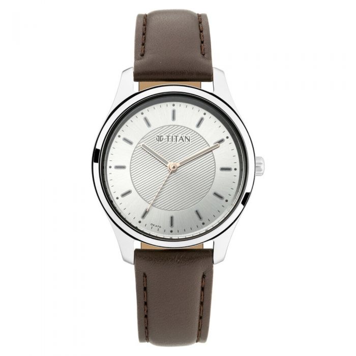 Titan Workwear Watch with Silver Dial & Analog Functionality for Women