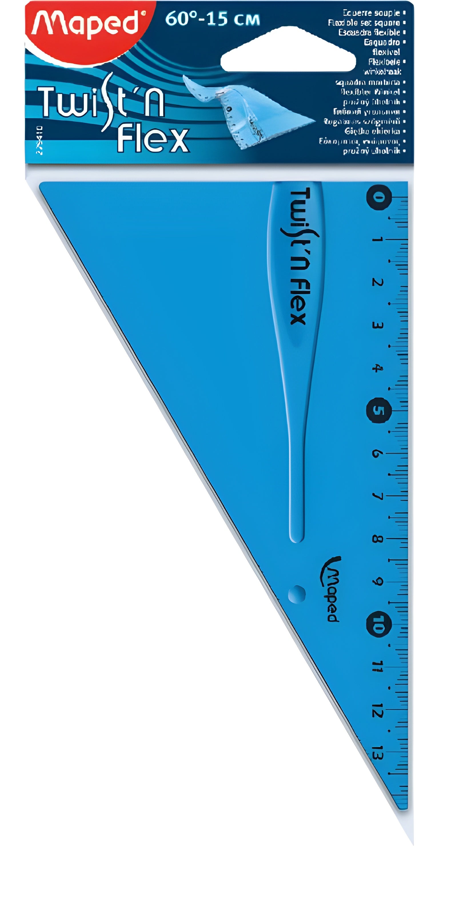 MAPED Ruler 15cm Twist n Flex StSqr