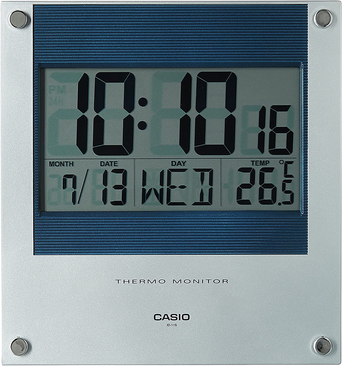 Casio Digital Wall Clock ID-11S-2DF | stylish watch | accurate timekeeping | wall clock | round clock | Casio watch | wall watch | home décor | timepiece | Halabh.com
