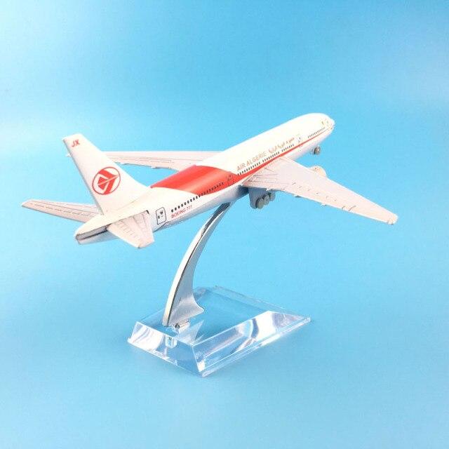 Algeria B777 16cm Model Airplane Kits Child Birthday Gift Toys Plane Models