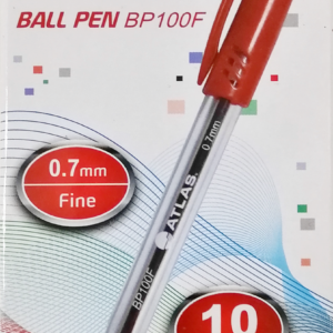 10-Piece Fine 1.0mm BallPoint pen Red