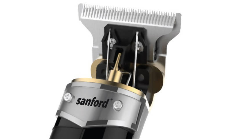 Sanford Professional Rechargeable Hair Clipper Black & Silver