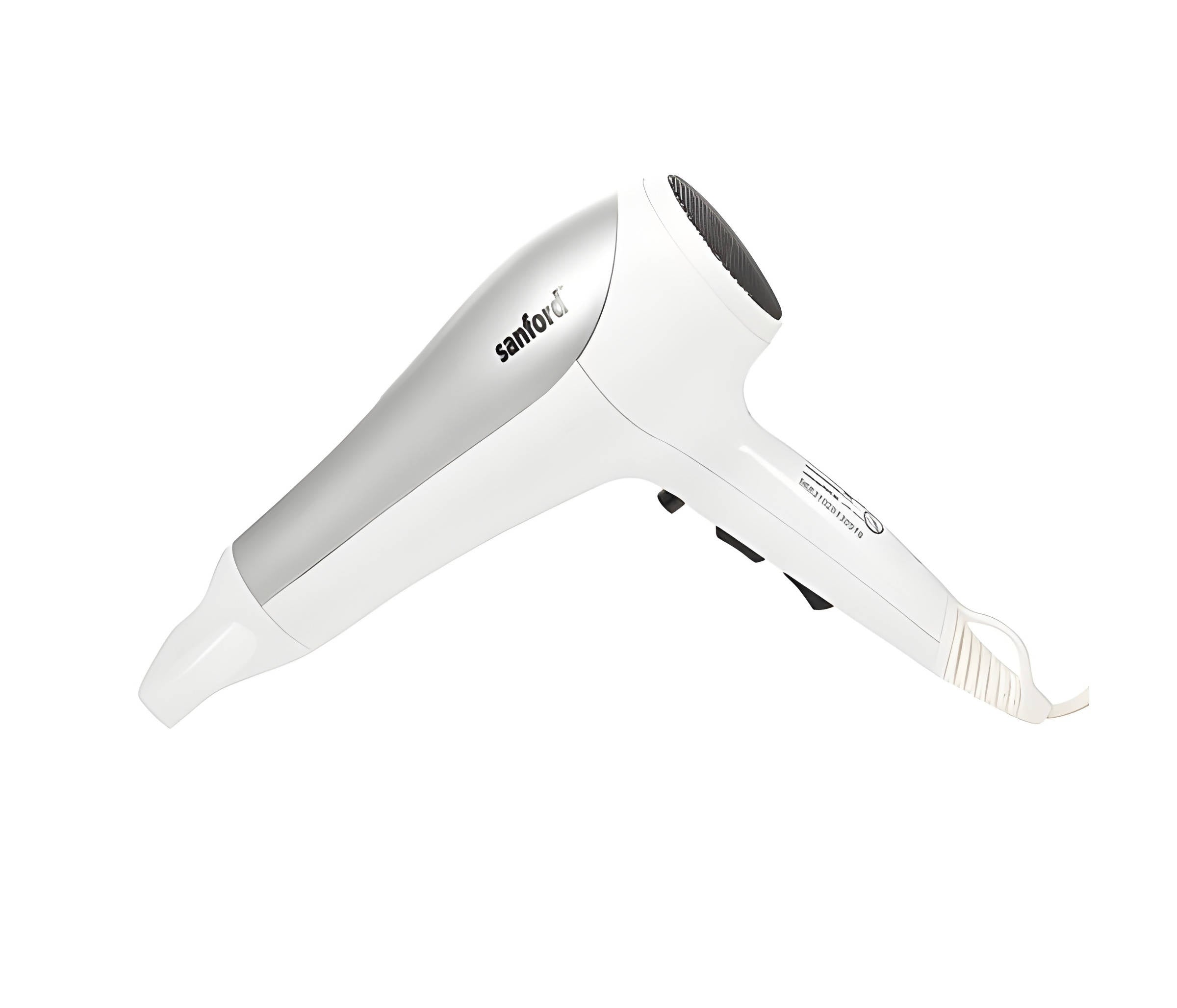 Sanford Hair Dryer | Power 200W | Color White & Silver | Best Personal Care Accessories in Bahrain | Halabh