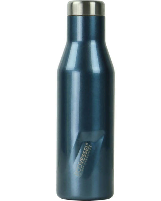 EcoVessel Aspen Insulated Stainless Steel 16oz Bottle - Blue Moon
