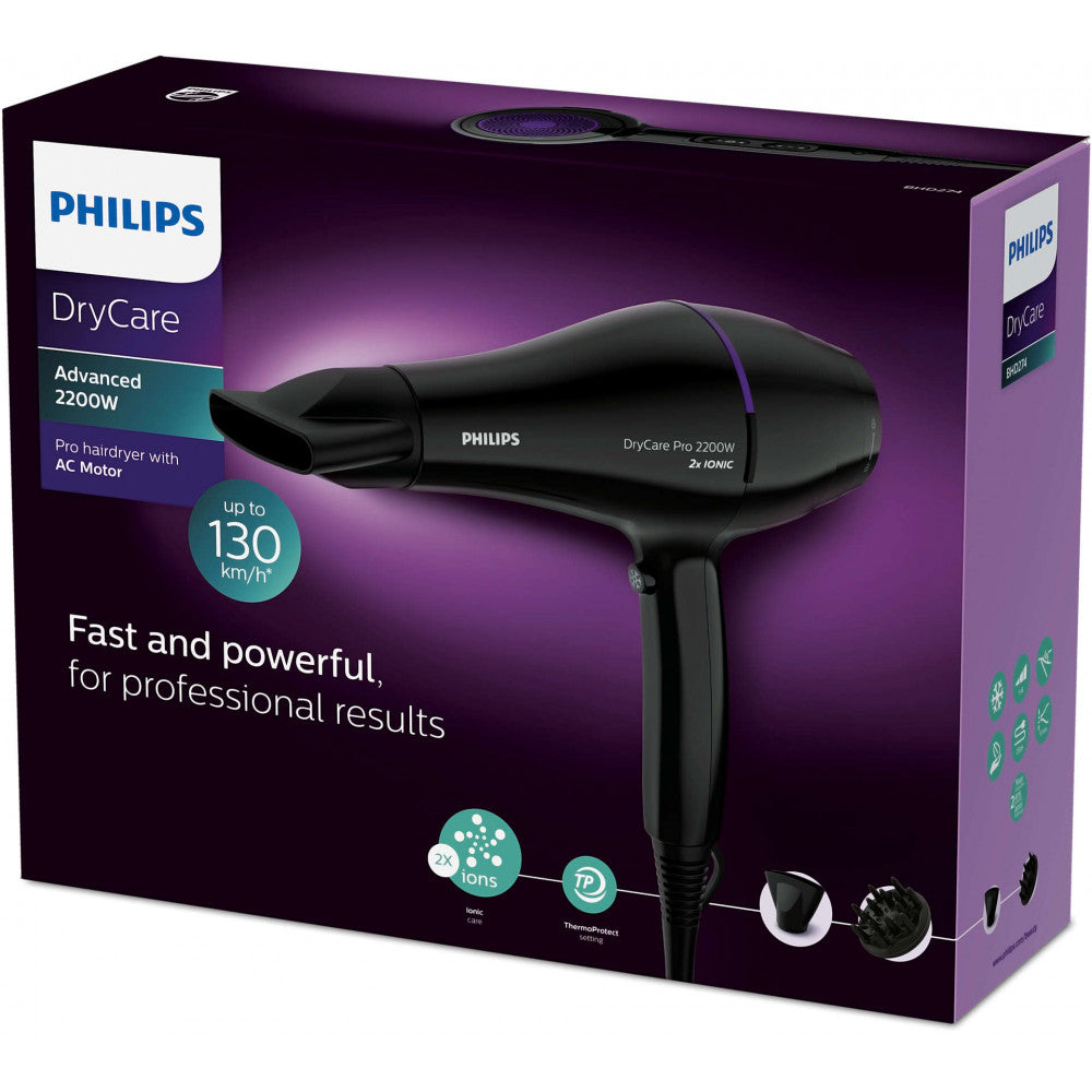 Philips Dry Care Pro Hair Dryer | Power 2200W | Color Black | Best Personal Care Accessories in Bahrain | Halabh