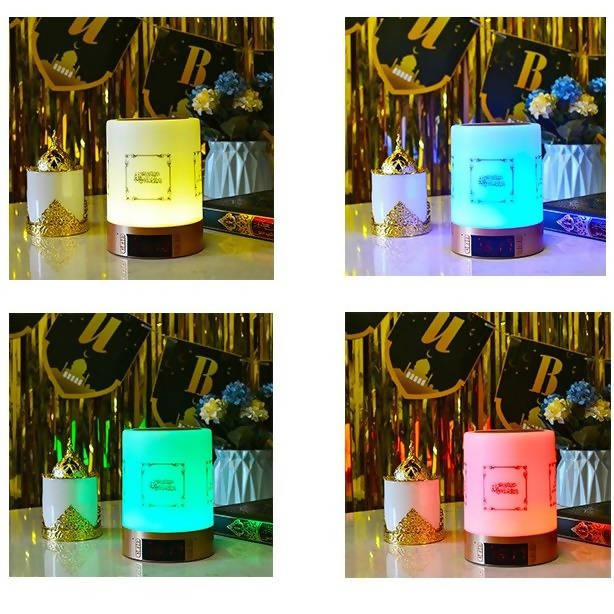 Achas Azan Clock Touch Lamp With Different Color Lighting
