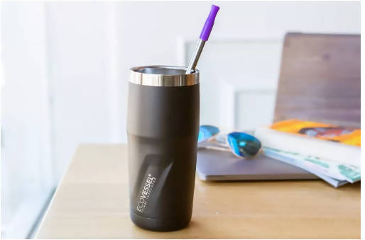 Shop EcoVessel Reusable Stainless Steel Metal Straws | Straw | Halabh